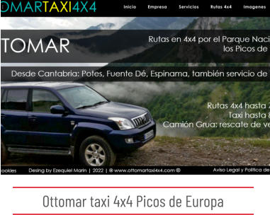Ottomar taxi 4x4 Picos de Europa